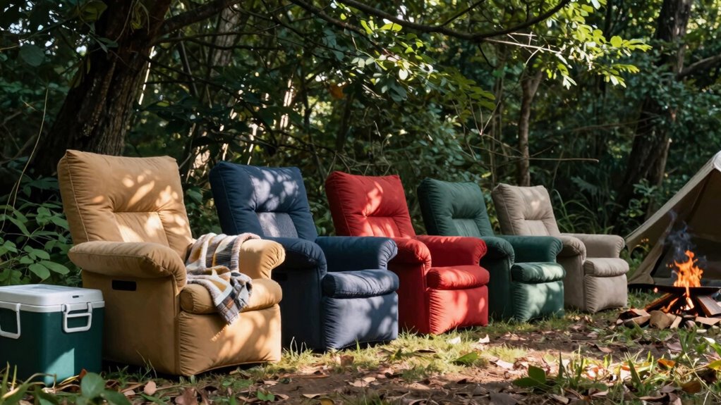 portable ergonomic outdoor seating