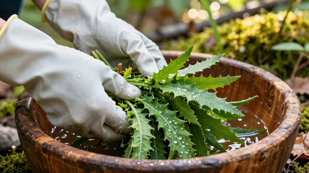 reducing wild plant bitterness