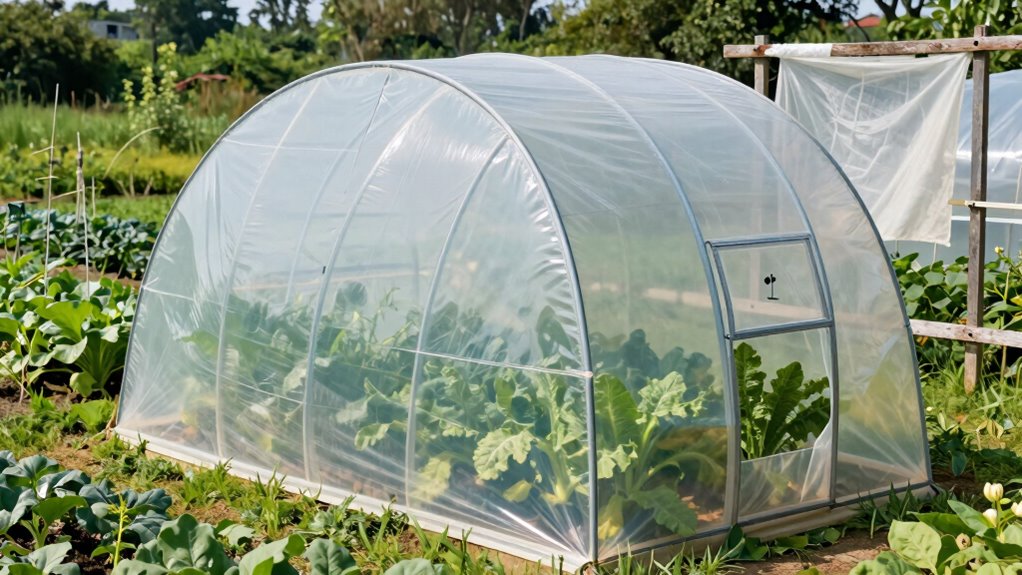season extension with hoop houses