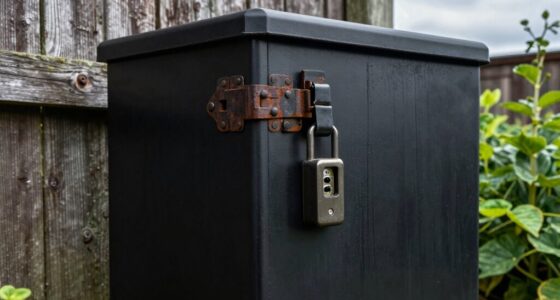 secure outdoor gear storage