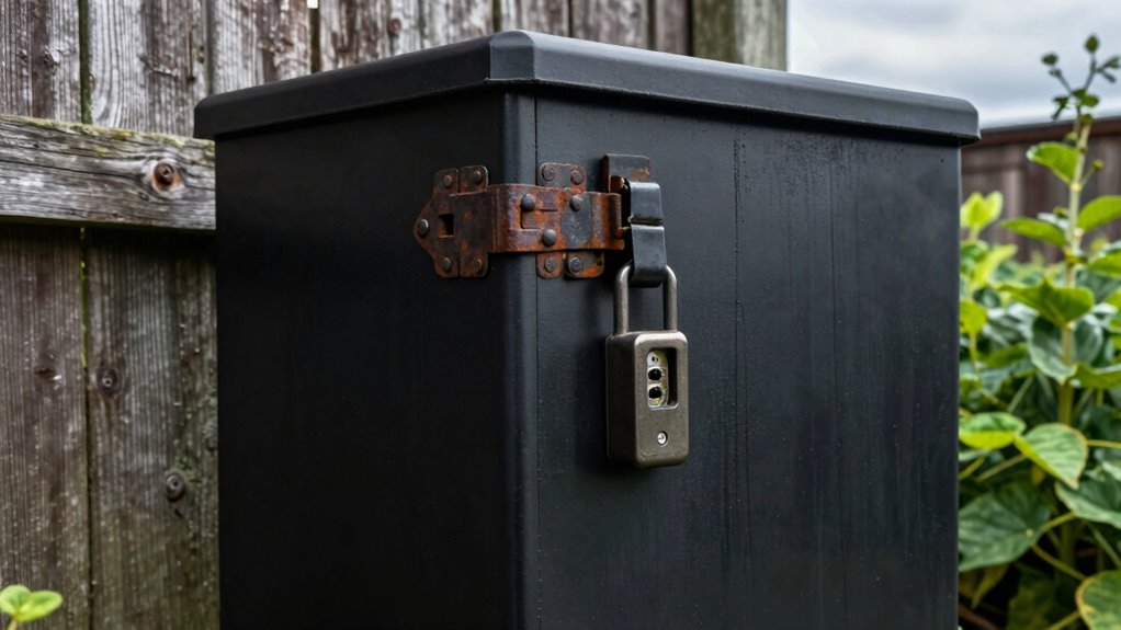 secure outdoor gear storage