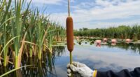 selective cattail harvesting technique