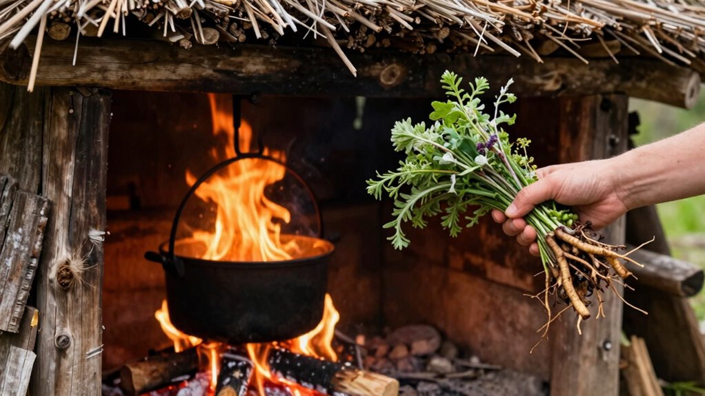 shelter fire food interconnected