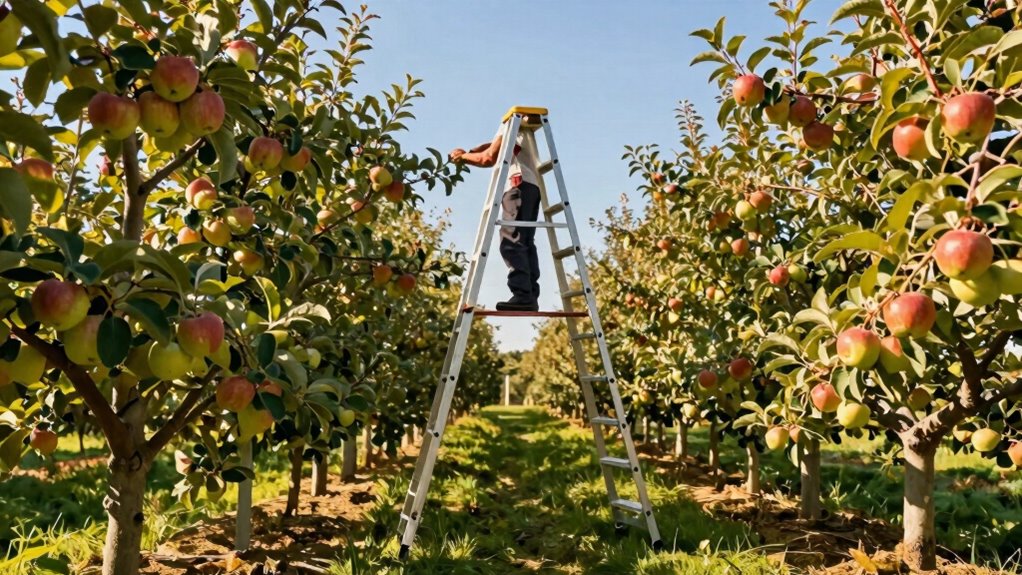 stable safe orchard harvesting