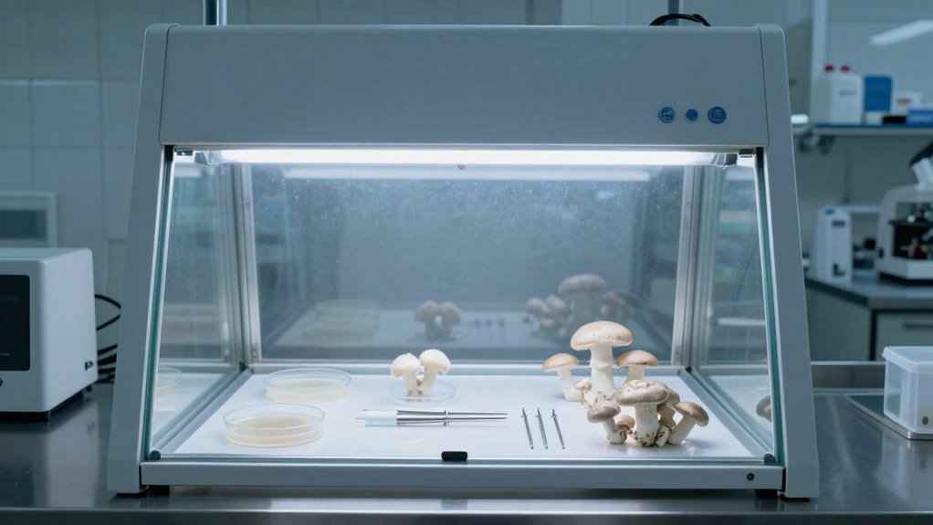 sterile mushroom lab environment