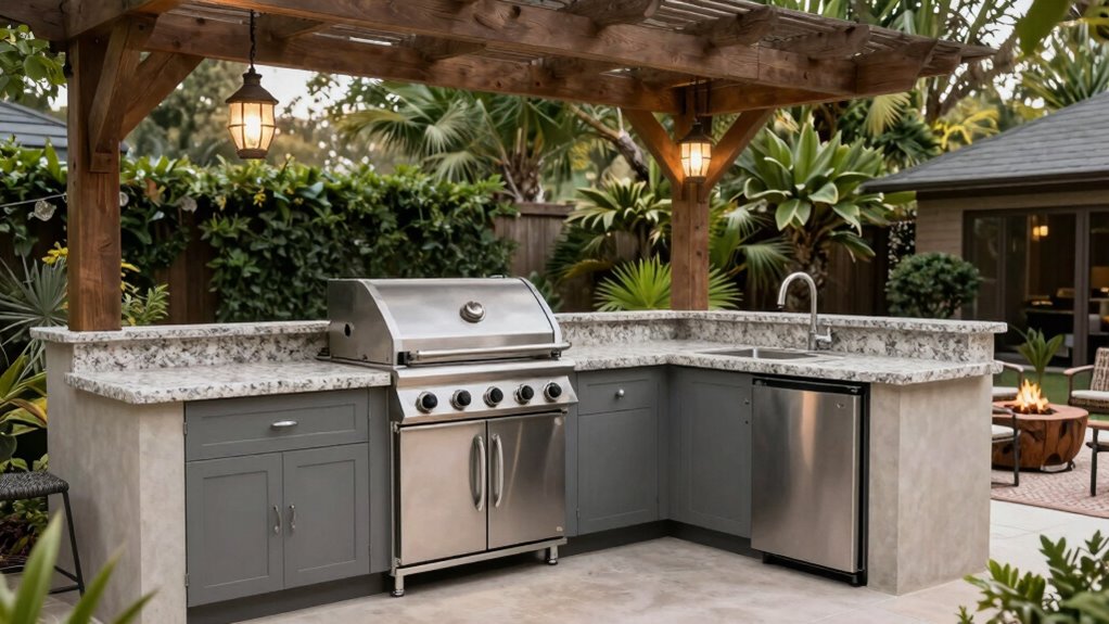 strategic durable outdoor kitchen