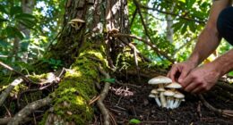 supporting trees boosts mushrooms