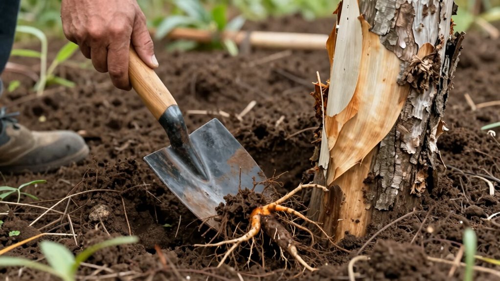 sustainable root and bark collection