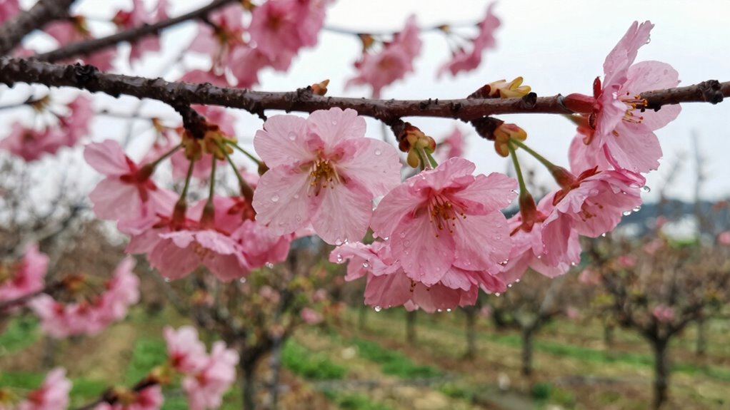 timing of flower blooming