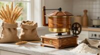 traditional manual grain milling