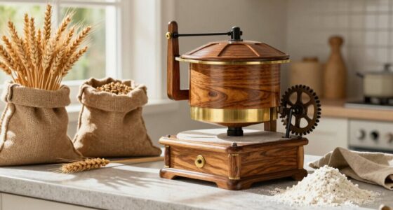 traditional manual grain milling