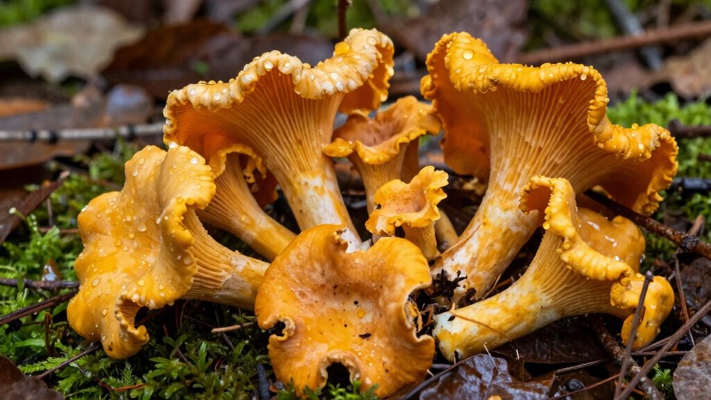 valuable delicate edible mushrooms