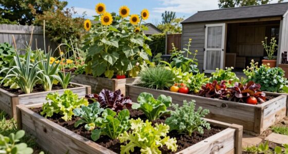 vegetable gardening in raised beds