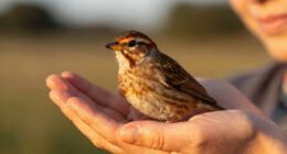 What we see when we look into the eyes of a bird