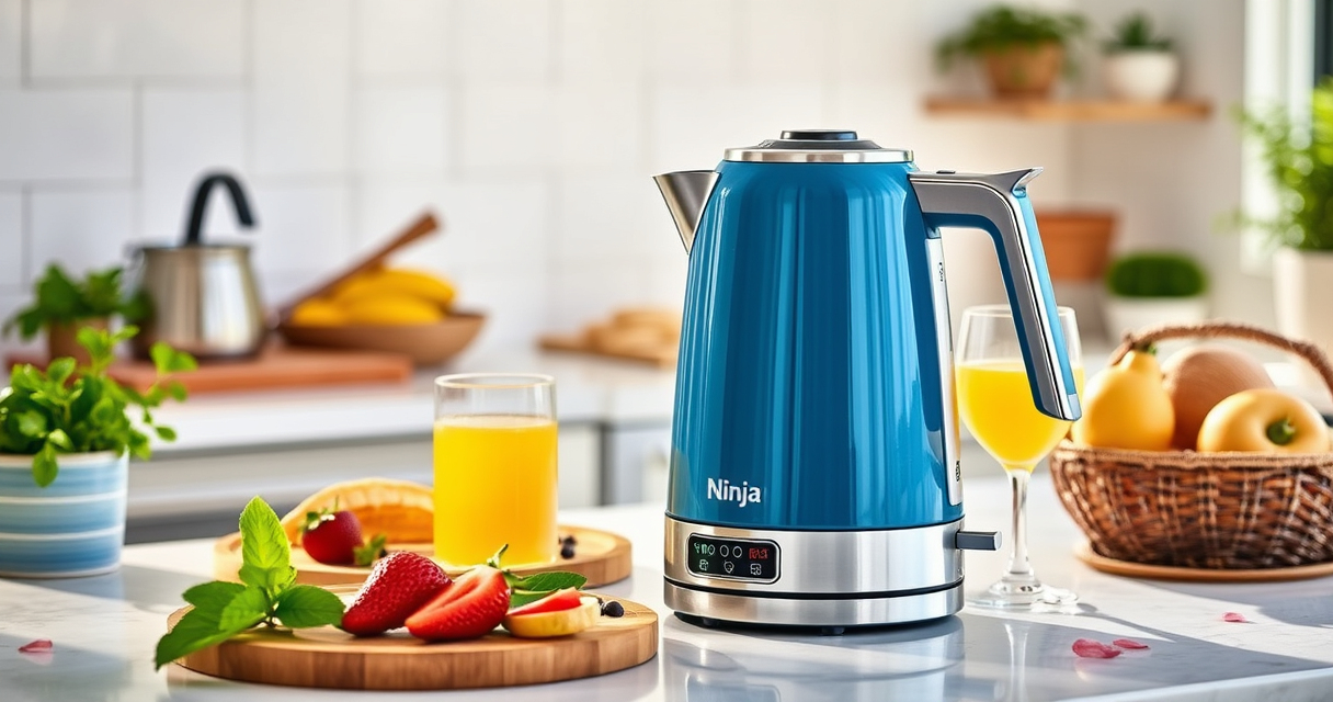 Cool Summer Iced Tea with Ninja KT200BL Electric Kettle