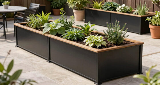 These Sleek Metal Raised Beds Can Hold Tons of Plants, Add Privacy to Patios, and Are on Sale Now for Amazon Prime Day
