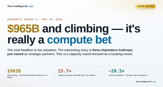 Why Anthropic’s Series H Is a Clear Bet on the Future of AI Compute