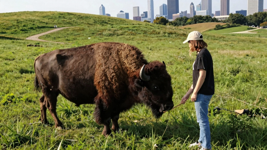 Wild Bison Return to the Outskirts of Chicago for the First Time in 200 Years