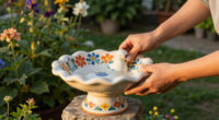 DIY A Border Bird Bath For A Flurry Of Flowers And Feathered Friends This Summer