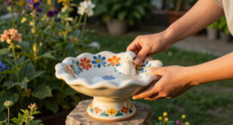 DIY A Border Bird Bath For A Flurry Of Flowers And Feathered Friends This Summer