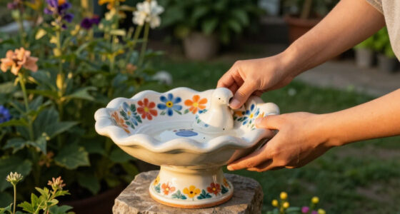 DIY A Border Bird Bath For A Flurry Of Flowers And Feathered Friends This Summer