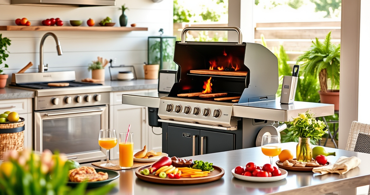 Master Summer BBQ with Ninja OG951 Woodfire Pro Connect Grill