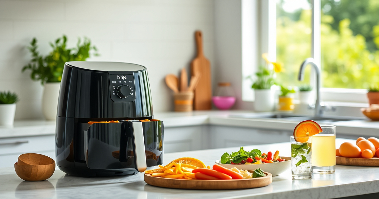 Summer Grilled Veggie Skewers with Ninja Crispi 4-in-1 Air Fryer