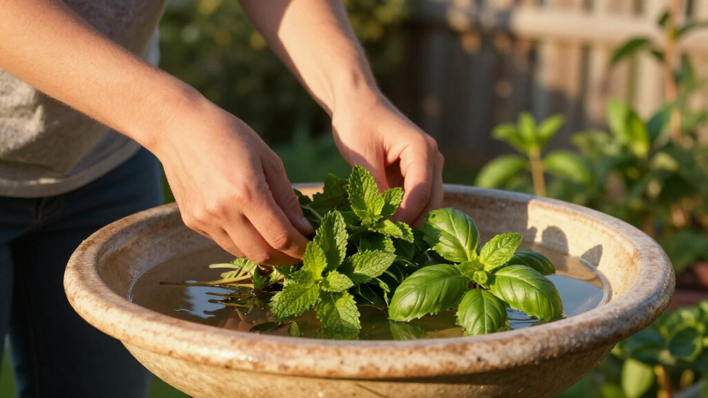 I Saw TikTok Telling People To Put Herbs In Their Bird Baths... But Is It Actually A Good Idea?