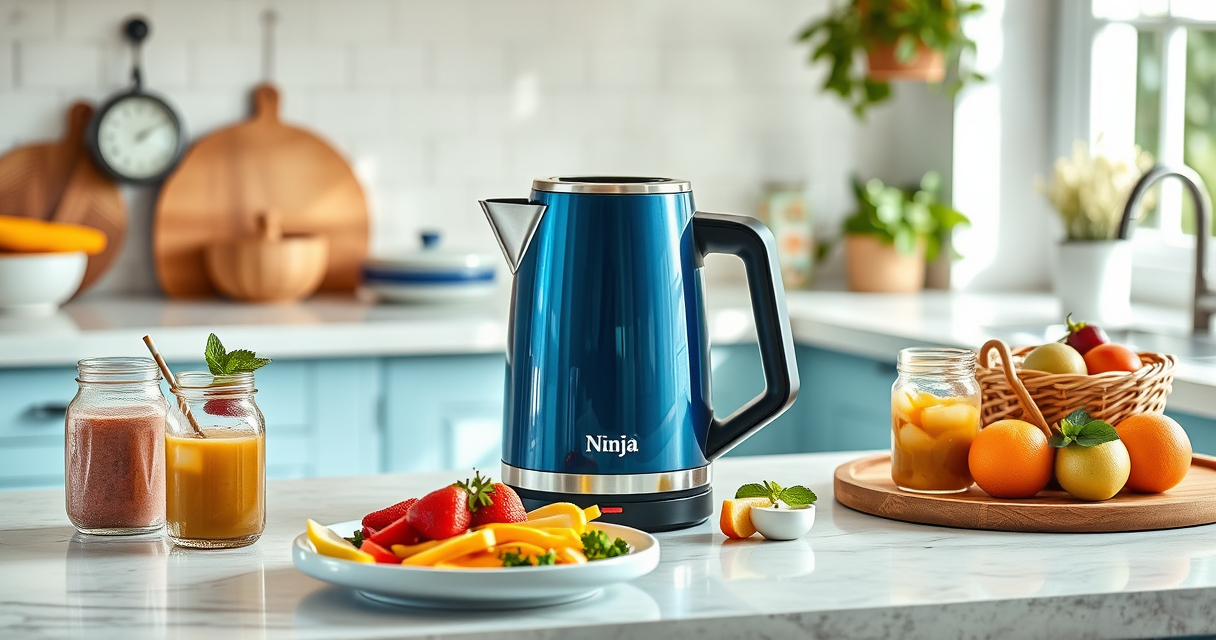 Ninja KT200BL Precision Temp Electric Kettle: Summer's Perfect Brew Companion