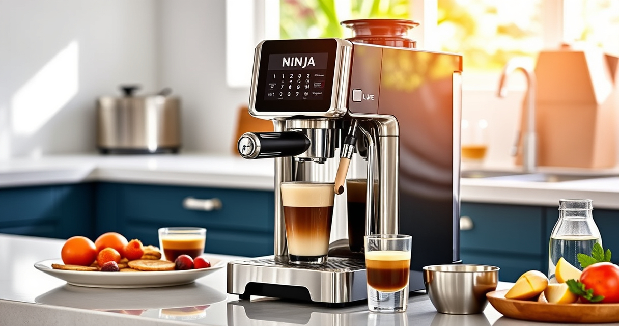 Ninja Luxe Café Premier 3-in-1 Espresso Machine: Summer Coffee Bliss