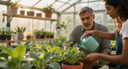 Amal And George Clooney's Greenhouse Shows How To Create A Lush Container Garden In The Smallest Spaces