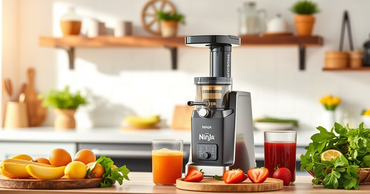 Fresh Summer Sips with the Ninja NeverClog Cold Press Juicer