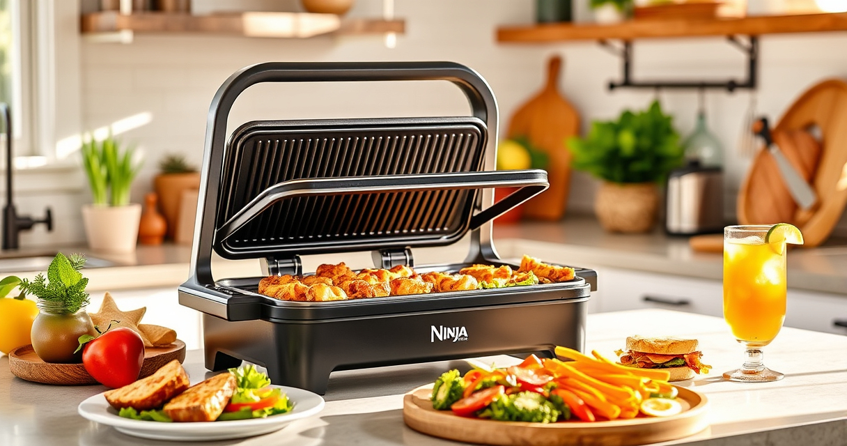 Host Effortless Summer Pool Parties with the Ninja Foodi Pro 5-in-1 Grill