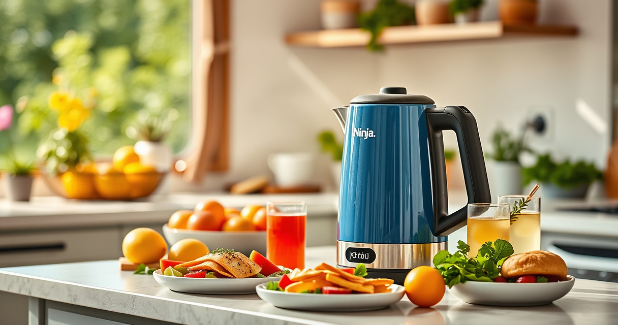 Host Effortlessly with the Ninja KT200BL Precision Temp Kettle at Your Summer Pool Party