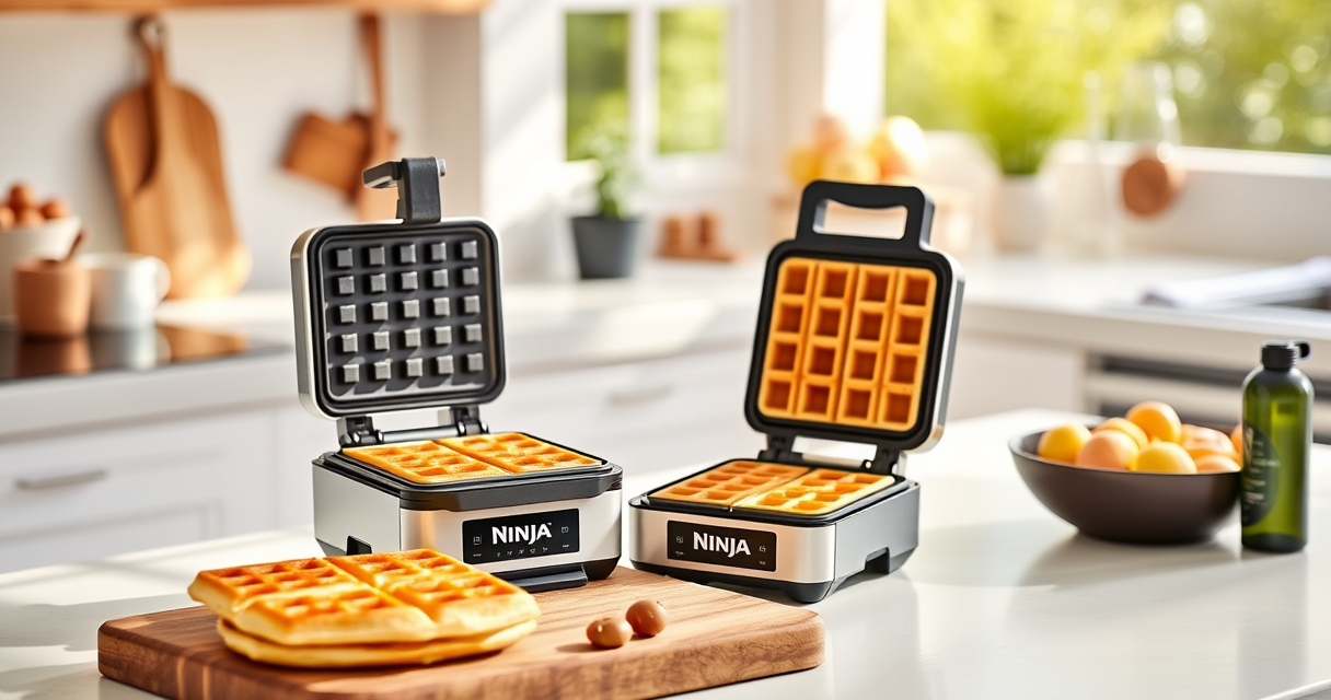 Ninja Belgian Waffle Maker Pro: Perfect Summer Waffles with Ease