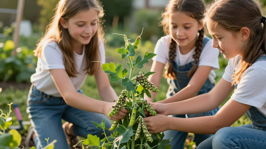 Three Schoolgirls In Kinsale Pulled Up A Pea Plant Covered In Warts (2014)