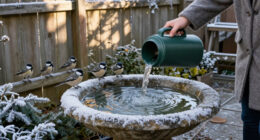 4 Smart Ways To Winterize Your Bird Bath And Stop This Life-Giving Water Supply Freezing Over