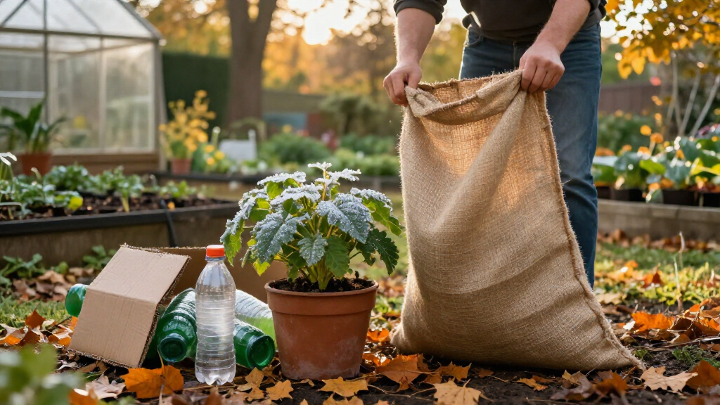 7 Household Trash Items You Should Save In Fall To Protect Plants From Frost