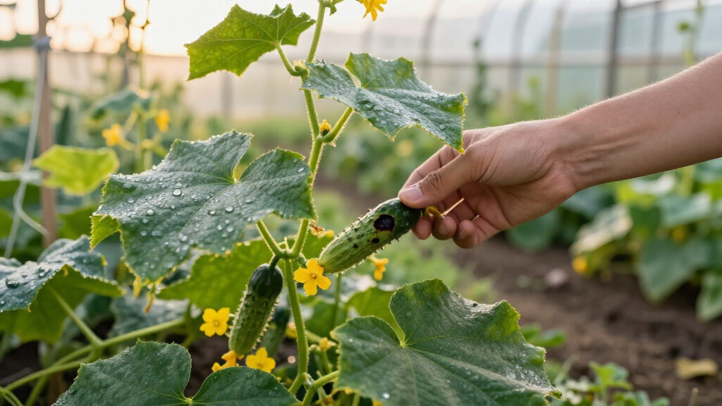 Blossom End Of Cucumber Guide For Growing Pickling Cucumbers