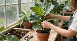 Kristin Davis Named Her Fiddle Leaf Fig After Theo James – And Like Its Namesake, It's Having A Moment