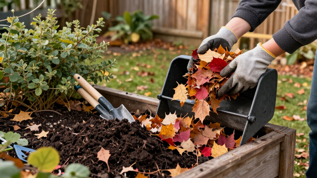 The Clever Secret To Speed Fall Leaves Into Free Compost By Spring